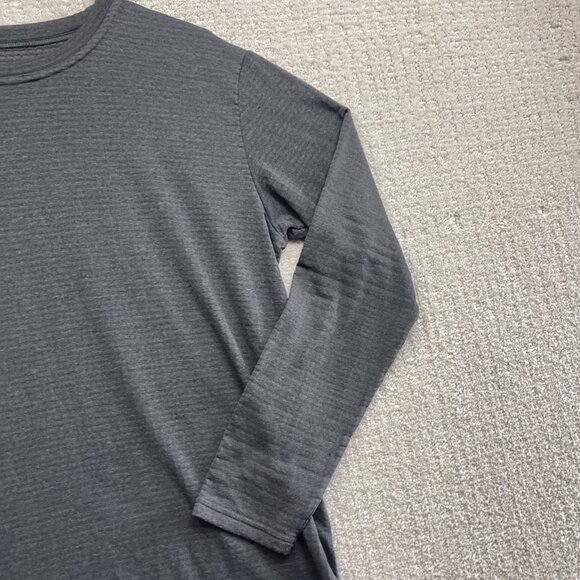 MEC Waffle Grid Base Layer Fleece Sweater Mens L Pullover Wicking Thermal Hiking - Picture 4 of 14